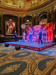 Comedy String Quartet performance for corporate events in London.